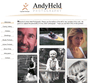 Tablet Screenshot of andyheldphotography.com